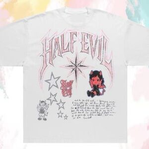 White Graphic Men's Tee